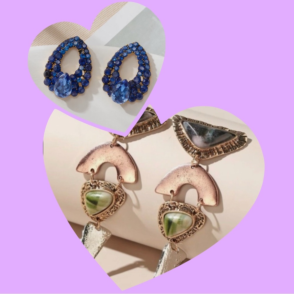 2 Pairs of Elegant Earrings
